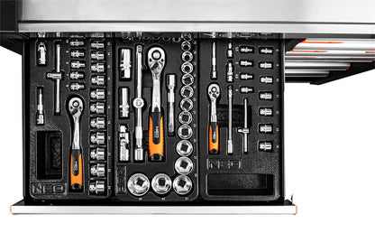 Műhelykocsi PRO, 12 fiókos, 229 szerszámmal, szerszámkocsi-3